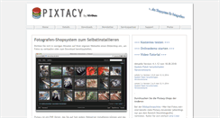 Desktop Screenshot of pixtacy.de